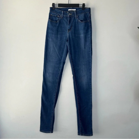 Levi’s 721 high rise skinny jeans in a dark wash size 28 Length 34 - Picture 1 of 9